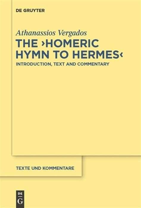 hermes dearest friend in the homeric hyms|the homeric hymns.